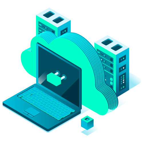 hosting illustration